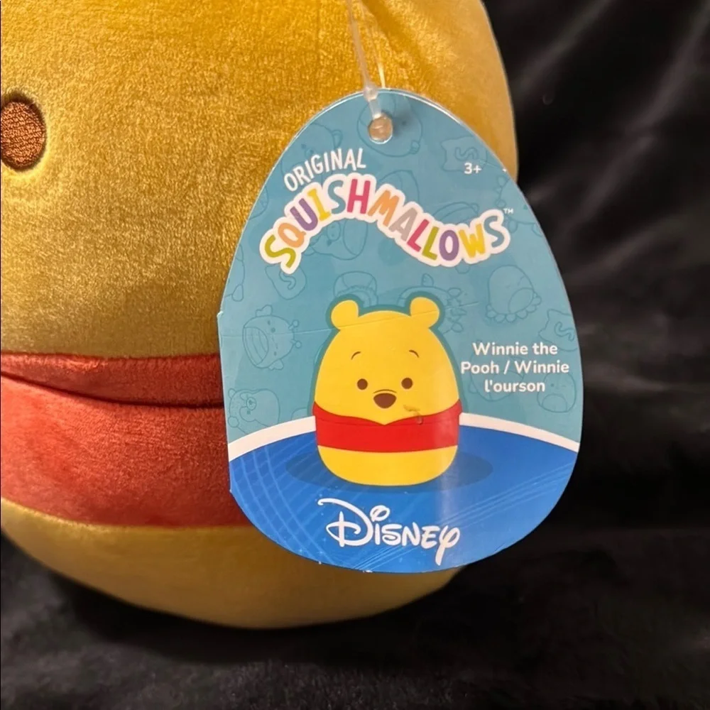 Disney Winnie the Pooh Yellow and Red Stuffed Animal